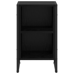 Table de chevet Chêne noir 39.5 x 30 x 50 cm Bois d'ingénierie 623233623233