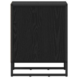 Table de chevet Chêne noir 39.5 x 30 x 50 cm Bois d'ingénierie 623233623233