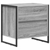 Table de chevet avec tiroir 2 pcs Gris Sonoma 50 x 39,5 x 50 cm 623235623235