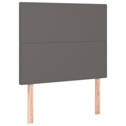 Tête de lit Gris 100x5x118/128 cm Similicuir 623236623236