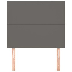 Tête de lit Gris 100x5x118/128 cm Similicuir 623236623236
