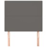 Tête de lit Gris 100x5x118/128 cm Similicuir 623236623236