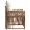 Canapé de jardin 2-Nombre de places Beige polyrotin 623250623250