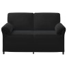 Sofa 2 places Noir 158 x 83 x 95 cm Velours 623251623251