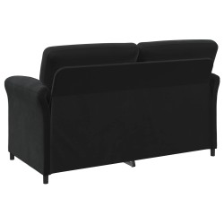 Sofa 2 places Noir 158 x 83 x 95 cm Velours 623251623251