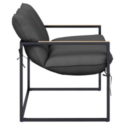 Ensemble de canapé de jardin Noir et anthracite Acier 623255623255