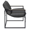 Ensemble de canapé de jardin Noir et anthracite Acier 623255623255