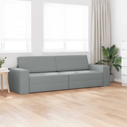 Canapé-Lit Gris clair 245 x 78 x 77 cm tissu 623258623258