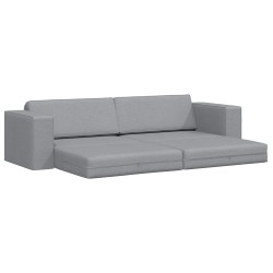 Canapé-Lit Gris clair 245 x 78 x 77 cm tissu 623258623258