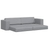 Canapé-Lit Gris clair 245 x 78 x 77 cm tissu 623258623258