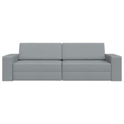 Canapé-Lit Gris clair 245 x 78 x 77 cm tissu 623258623258