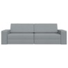 Canapé-Lit Gris clair 245 x 78 x 77 cm tissu 623258623258