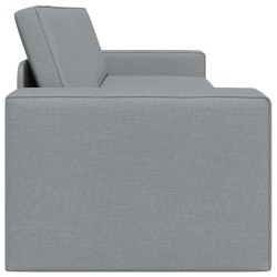 Canapé-Lit Gris clair 245 x 78 x 77 cm tissu 623258623258