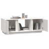 Table basse Blanc 110x50x40 cm Bois massif de pin 623260623260