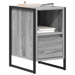 Table de chevet avec tiroir 2 pcs Gris Sonoma 39,5 x 30 x 50 cm 623261623261