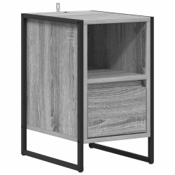 Table de chevet avec tiroir 2 pcs Gris Sonoma 39,5 x 30 x 50 cm 623261623261