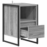 Table de chevet avec tiroir 2 pcs Gris Sonoma 39,5 x 30 x 50 cm 623261623261