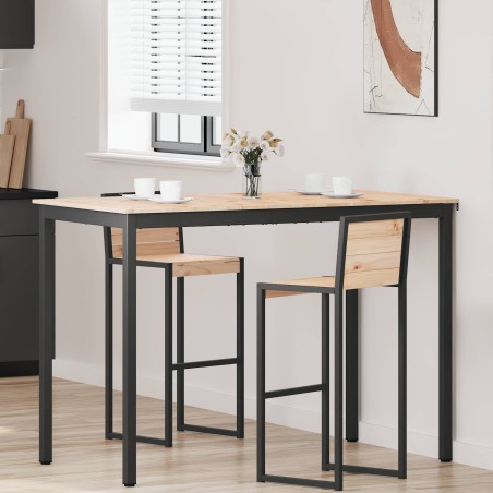 Table de bar Naturel 150 x 80 x 105 cm Bois de pin massif 623262623262
