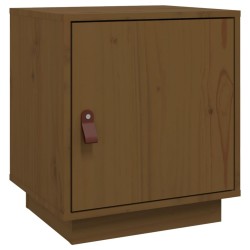 Table de chevet Marron miel 40x34x45 cm Bois de pin massif 623263623263