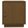 Table de chevet Marron miel 40x34x45 cm Bois de pin massif 623263623263