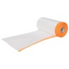 Tapis de protection avec bande adhésive 6 pcs 140 x 3300 cm 623265623265