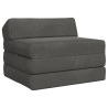 Canapé-lit pliable Gris foncé 200 x 70 x 10 cm Velours 623268623268