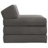 Canapé-lit pliable Gris foncé 200 x 70 x 10 cm Velours 623268623268