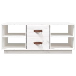 Table basse Blanc 100x50x41 cm Bois massif de pin 623270623270