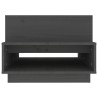 Table basse Gris 80x55x40,5 cm Bois massif de pin 623272623272