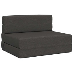 Canapé-lit pliable Gris foncé 70 x 72 x 60 cm Tissu 623276623276