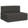 Canapé-lit pliable Gris foncé 70 x 72 x 60 cm Tissu 623276623276