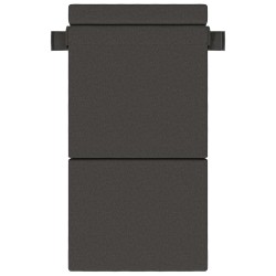 Canapé-lit pliable Gris foncé 70 x 72 x 60 cm Tissu 623276623276