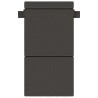 Canapé-lit pliable Gris foncé 70 x 72 x 60 cm Tissu 623276623276