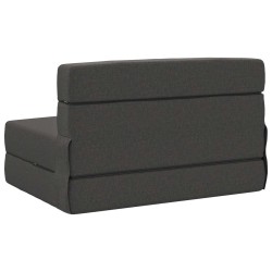 Canapé-lit pliable Gris foncé 70 x 72 x 60 cm Tissu 623276623276