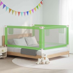 Barrière de sécurité de lit d'enfant Vert 180x25 cm Tissu 623278623278