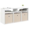 Basboard avec tiroir Blanc 87 x 27,5 x 43 cm 623279623279