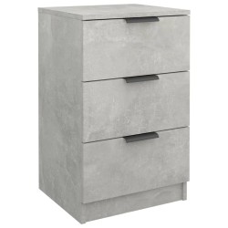 Table de chevet Gris béton 40x36x65 cm 623282623282