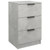 Table de chevet Gris béton 40x36x65 cm 623282623282
