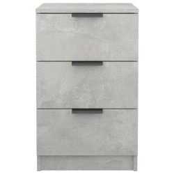 Table de chevet Gris béton 40x36x65 cm 623282623282