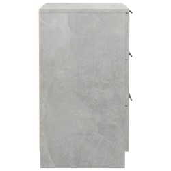 Table de chevet Gris béton 40x36x65 cm 623282623282