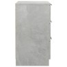 Table de chevet Gris béton 40x36x65 cm 623282623282
