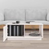 Table basse Blanc 80x50x35,5 cm Bois massif de pin 623288623288