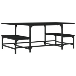 Table basse noir 100x50,5x40 cm bois d'ingénierie 623294623294