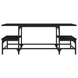 Table basse noir 100x50,5x40 cm bois d'ingénierie 623294623294