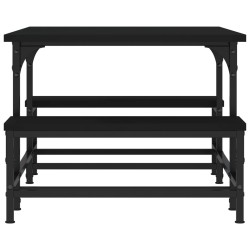 Table basse noir 100x50,5x40 cm bois d'ingénierie 623294623294