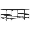 Table basse noir 100x50,5x40 cm bois d'ingénierie 623294623294