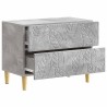 Table de chevet Gris béton 62 x 34,5 x 48 cm Bois d'ingénierie 623299623299