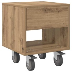 Table de chevet 2 pc Chêne artisanal 40,5 x 40 x 48 cm 623300623300