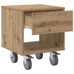 Table de chevet 2 pc Chêne artisanal 40,5 x 40 x 48 cm 623300623300