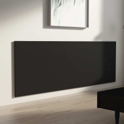 Tête de lit murale Noir 240x1,5x80 cm Bois d'ingénierie 623301623301